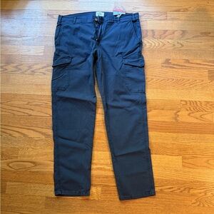 Marine Layer Indigo Cargo Pants